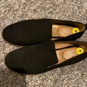 Franco Sarto black loafers